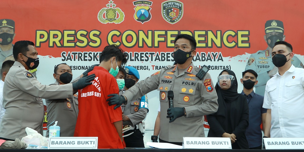 Terlibat Pengroyokan Tiga Oknum Pendekar Diringkus Polisi Polrestabes Surabaya
