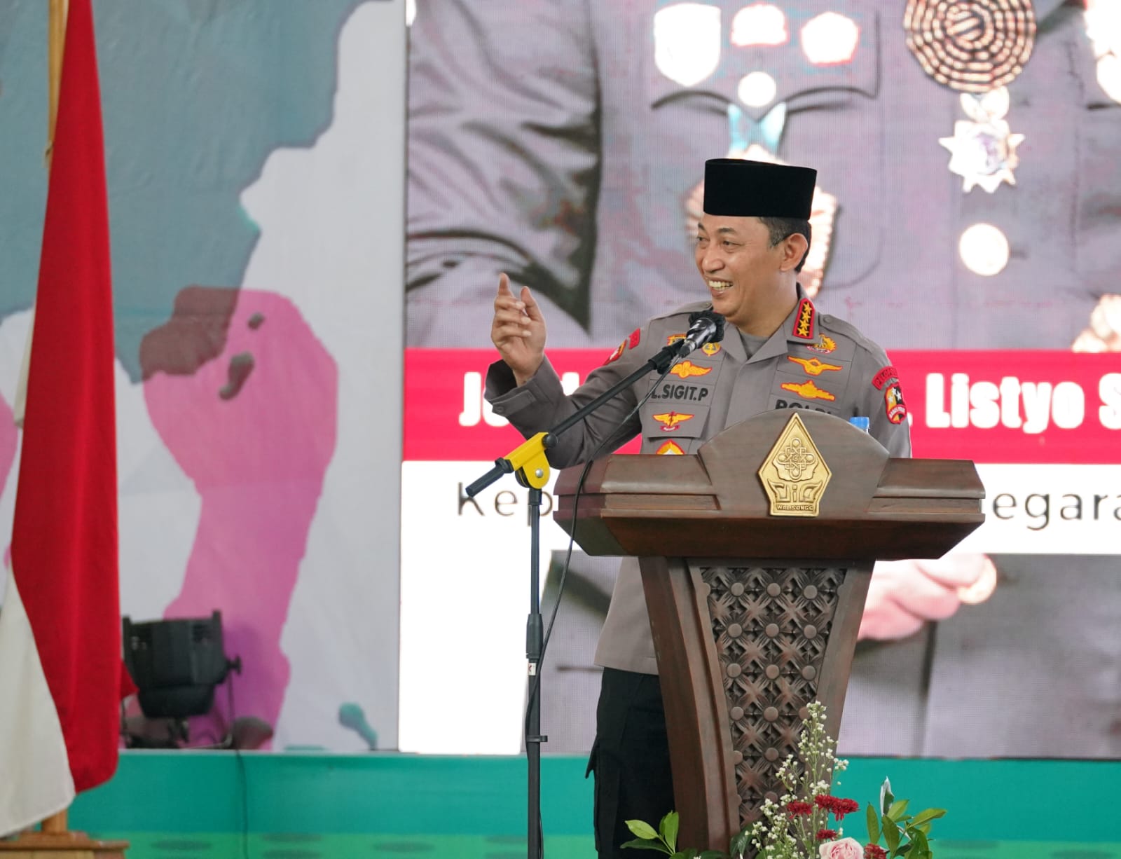 Orasi Kebangsaan Sumpah Pemuda, Kapolri: Persatuan-Kesatuan Wujudkan Indonesia Emas 2045