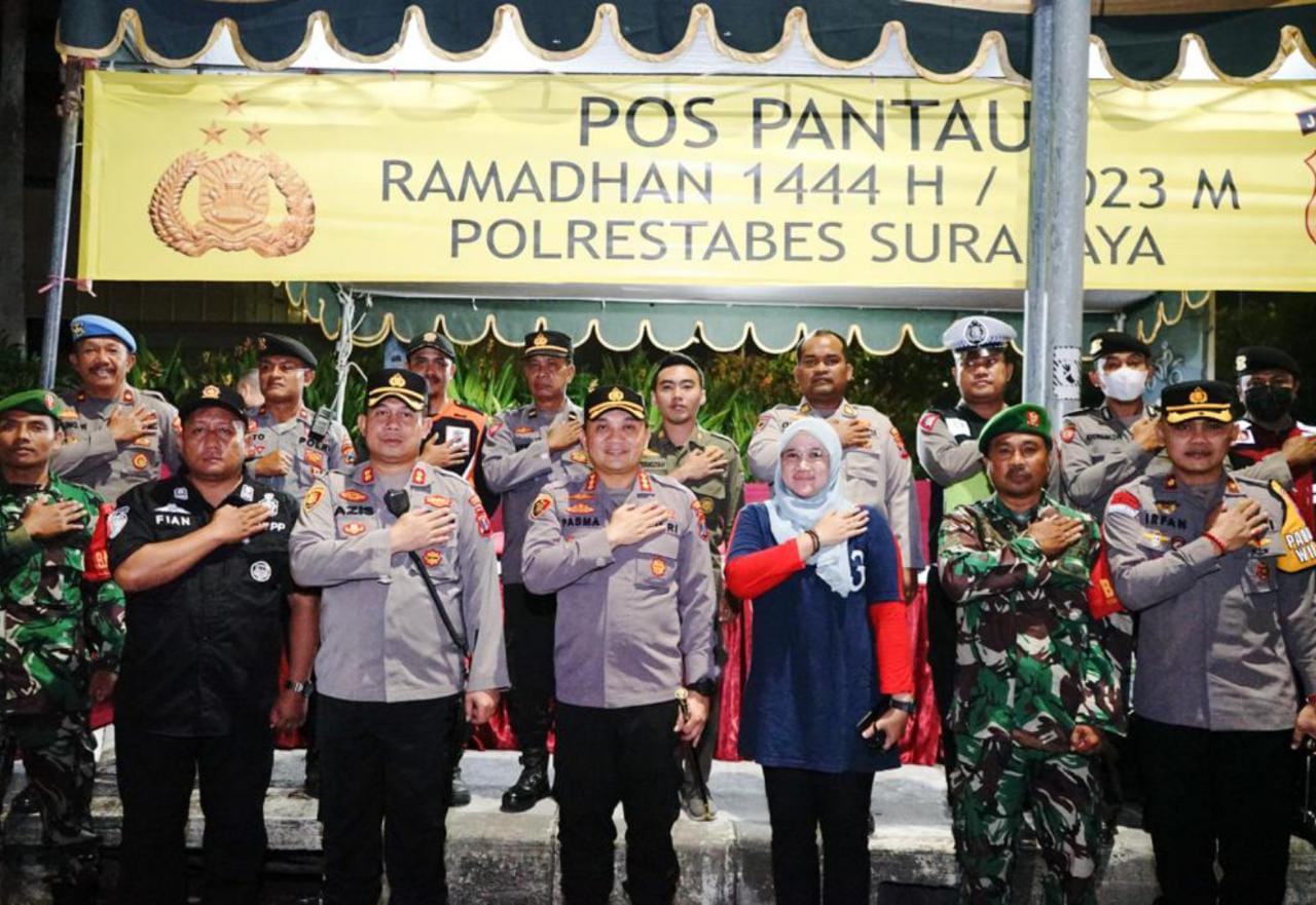 Polrestabes Surabaya Maksimalkan 8 Pos Pantau Bulan Ramadhan