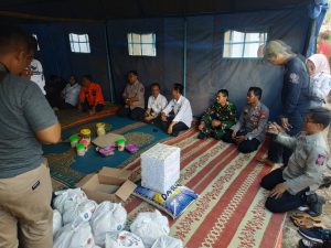 Polsek Pulung Melaksanakan Pengamanan Musyawarah Relokasi Tanah Retak Di Desa Bekiring